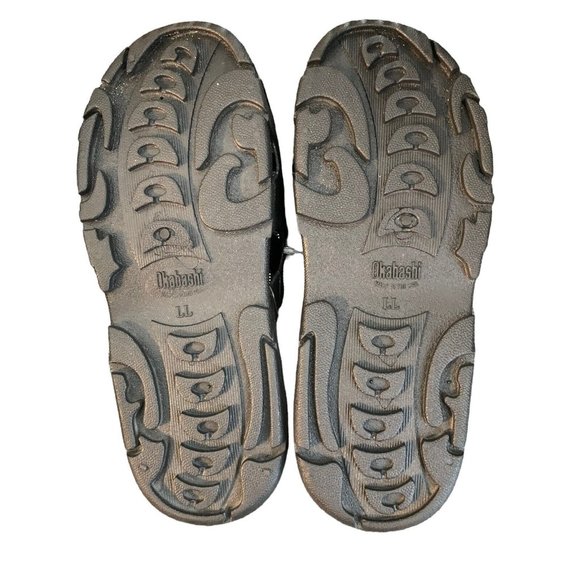 Okabashi Size Large Mens Slide Sandals in Black READ - Picture 3 of 7